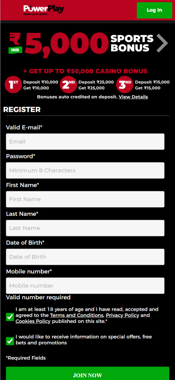 This image is app homepage image of best online betting app in India